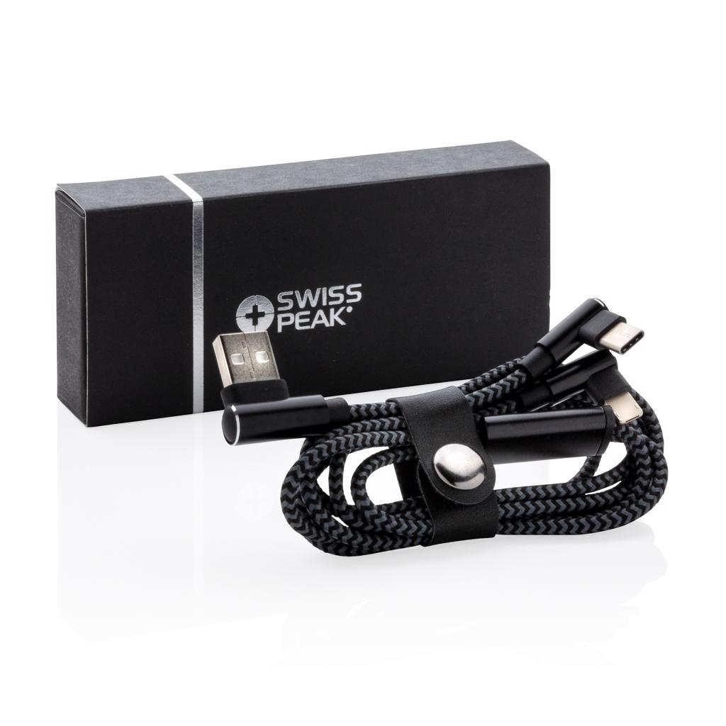 Chargers & Cables Swiss Peak Luxury 3-in-1 Cable