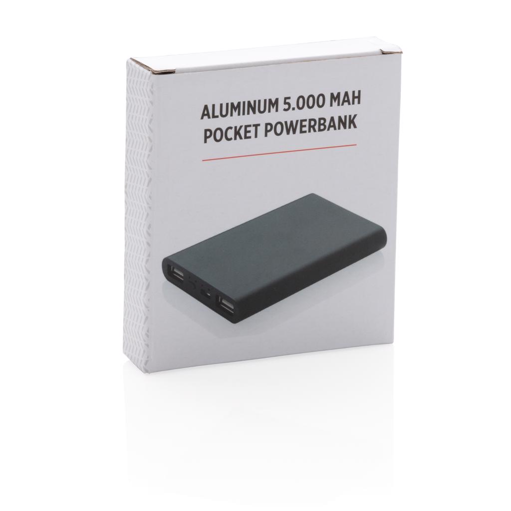 Mobile Tech Aluminium 5.000 mAh pocket powerbank