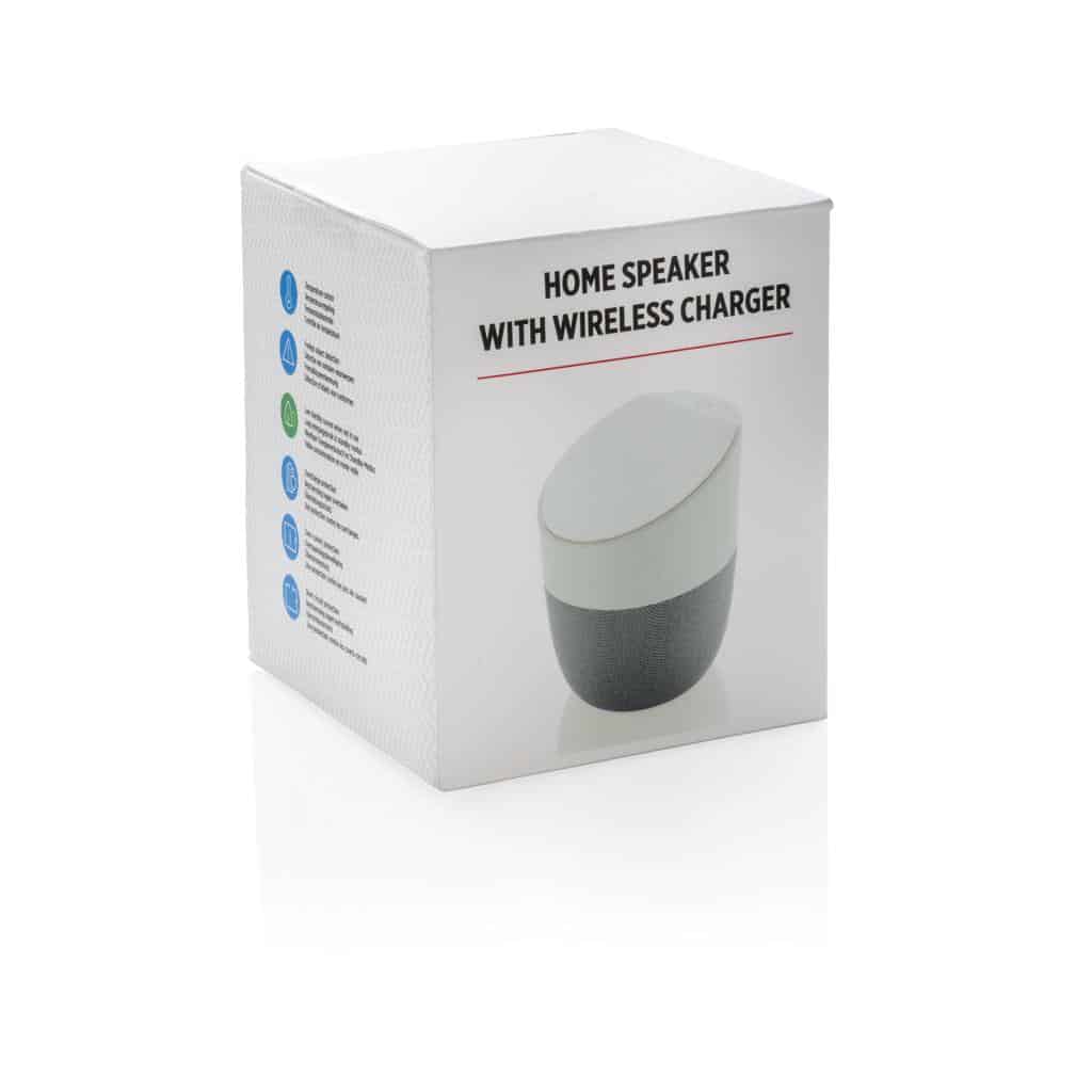 Mobile Tech Home speaker with wireless charger