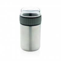 Drinkware 2-in-1 vacuum lunch flask