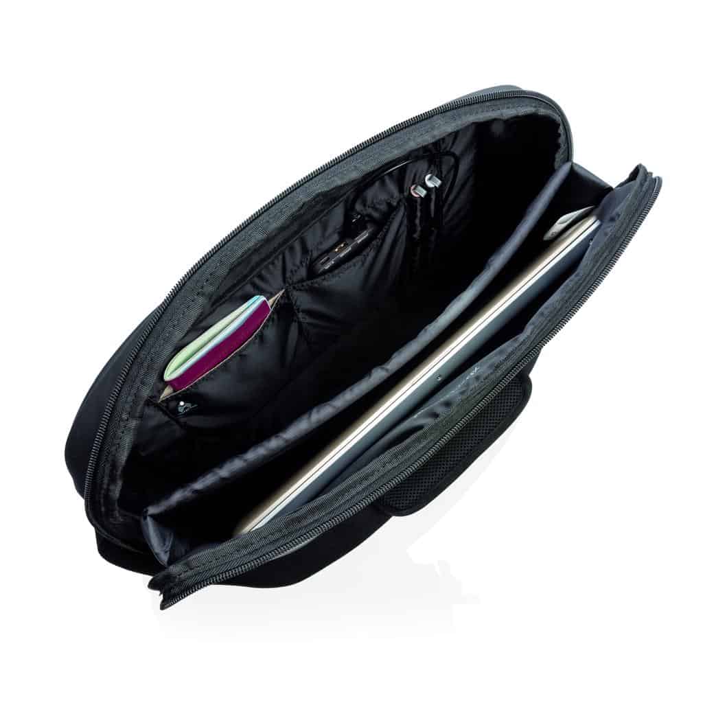 Bags & Travel & Textile Madrid RFID USB 15.6″ laptop bag PVC free