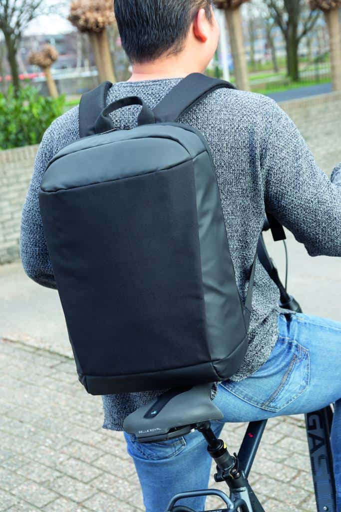 Backpacks Madrid anti-theft RFID USB laptop backpack PVC free