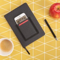Notebooks Deluxe A5 Notebook with phone pocket