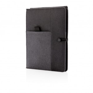 Eco Gifts Kyoto notebook with 5W wireless charging