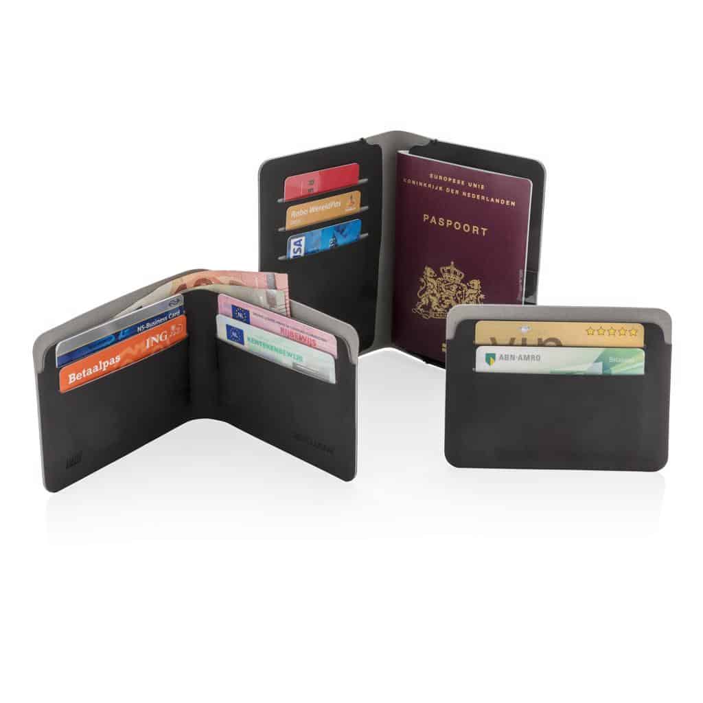 Bags & Travel & Textile Quebec RFID safe passport holder