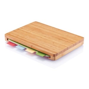 Eco Gifts Cutting board with 4pcs hygienic boards