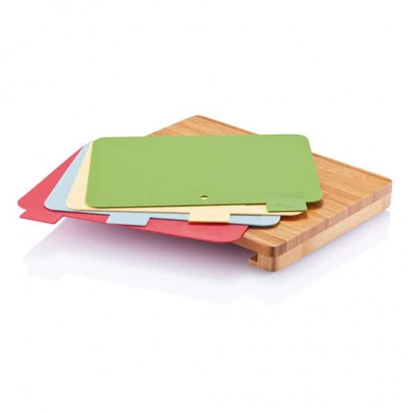 Eco Gifts Cutting board with 4pcs hygienic boards