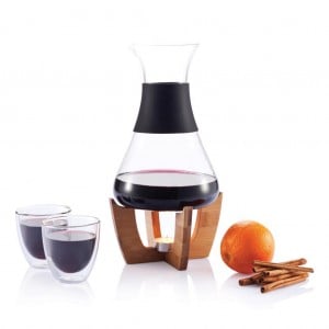 Eco Gifts Glu mulled wine set with glasses