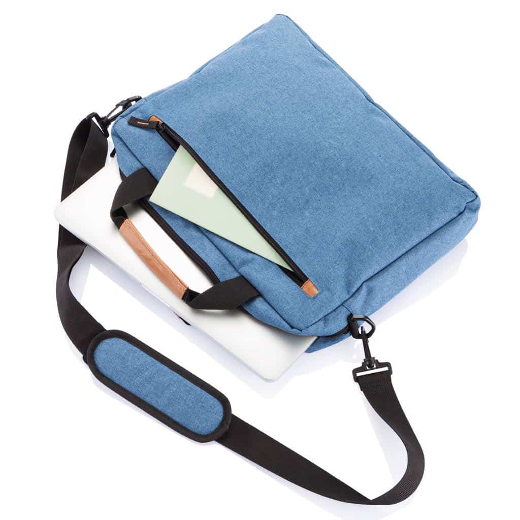 Bags & Travel & Textile Fashion duo tone laptop bag