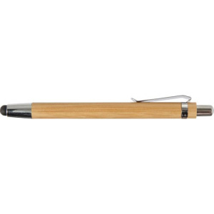 Eco Gifts Bamboo ballpen with rubber tip
