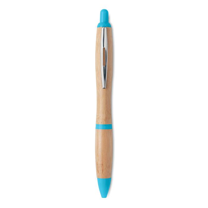 Eco Gifts Ball pen in ABS and bamboo