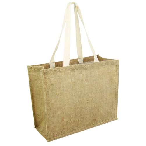 Eco Gifts Green & Good Taunton Bag – Jute – Natural Handles