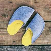 Eco Gifts 100% natural felt slippers “Made by Bears”