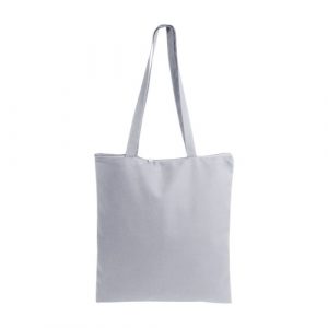 Cotton 220 g / m2 bag with a zipper