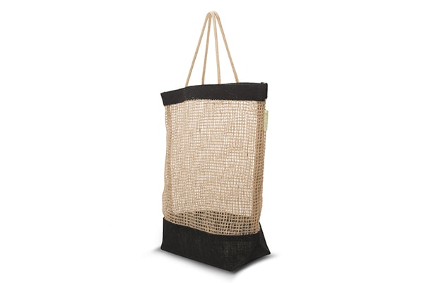 Eco Gifts Mesh jute bag – black