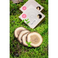 Eco Gifts Wooden tea coasters