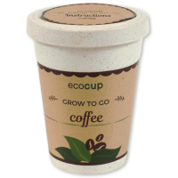 Eco Gifts Seeds in an eco coffee pot