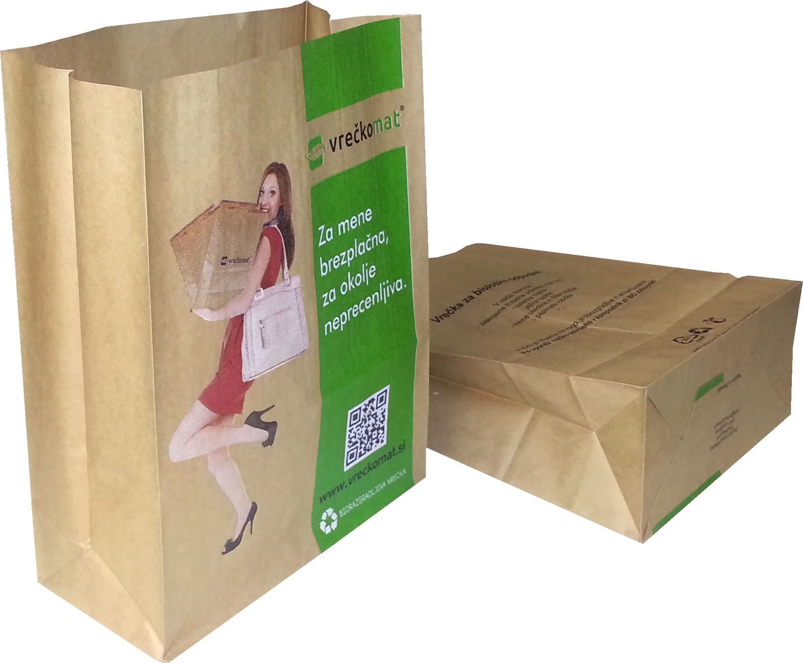 Biodegradable Sustainable paper bag without handles – biodegradable
