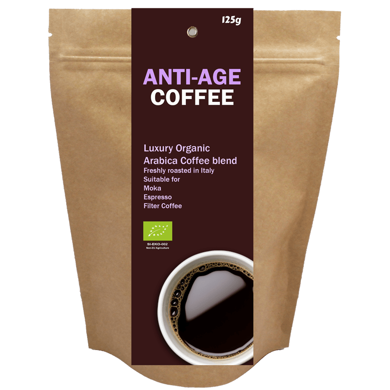 Custom made & Private Labels Organic Anti age coffee – 125g