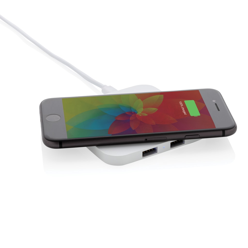 Mobile Tech 10W Wireless Charger with USB Ports