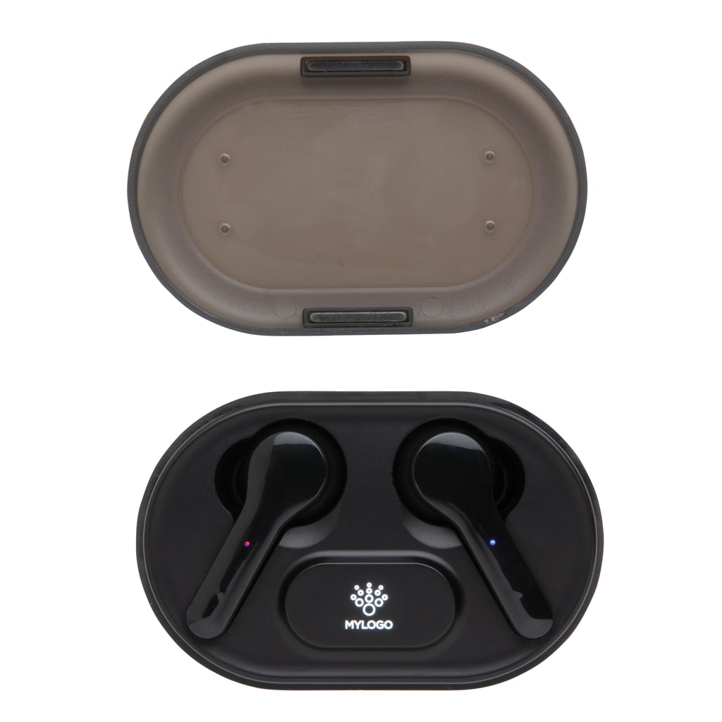Headphones & Earbuds Light up logo TWS earbuds in charging case