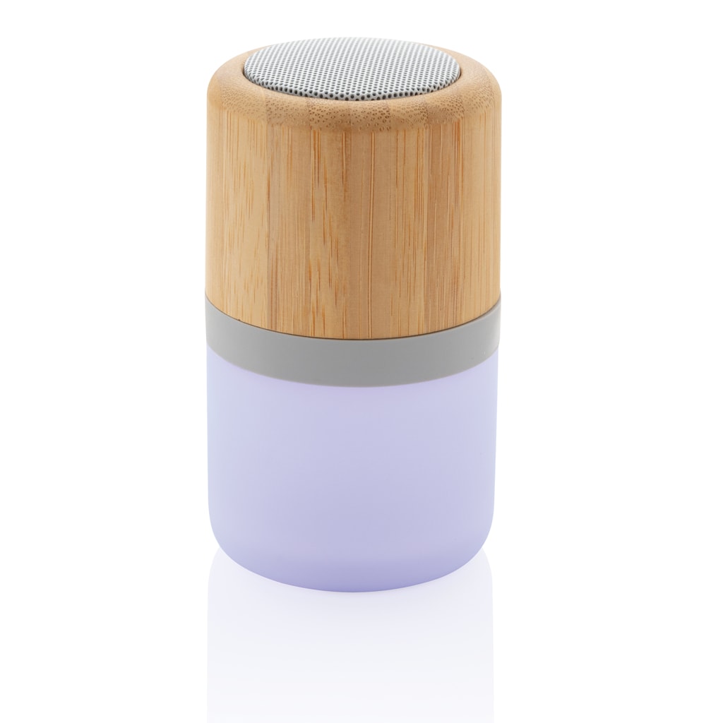 Mobile Tech Bamboo colour changing 3W speaker light