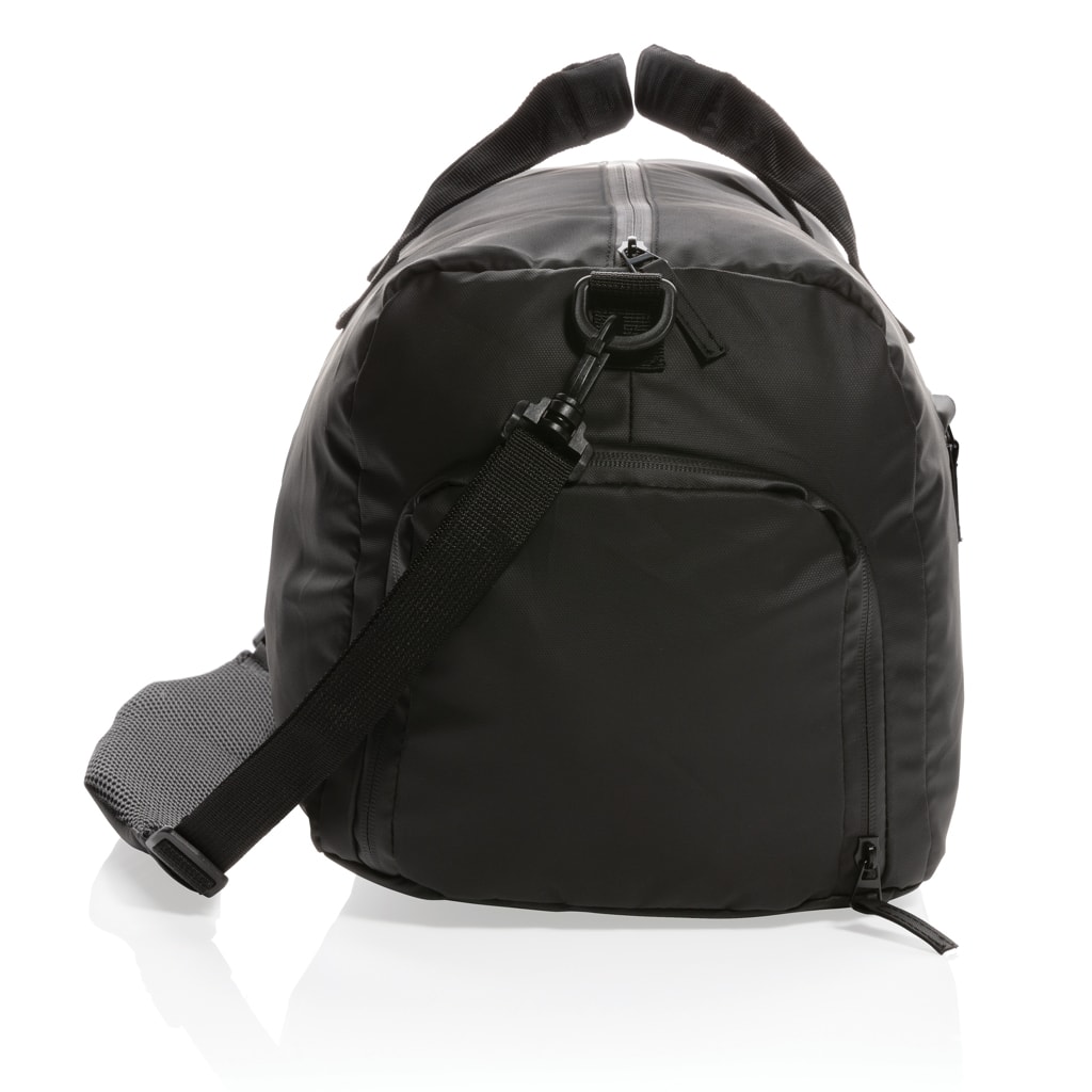 Bags & Travel & Textile Fashion black weekend bag PVC free