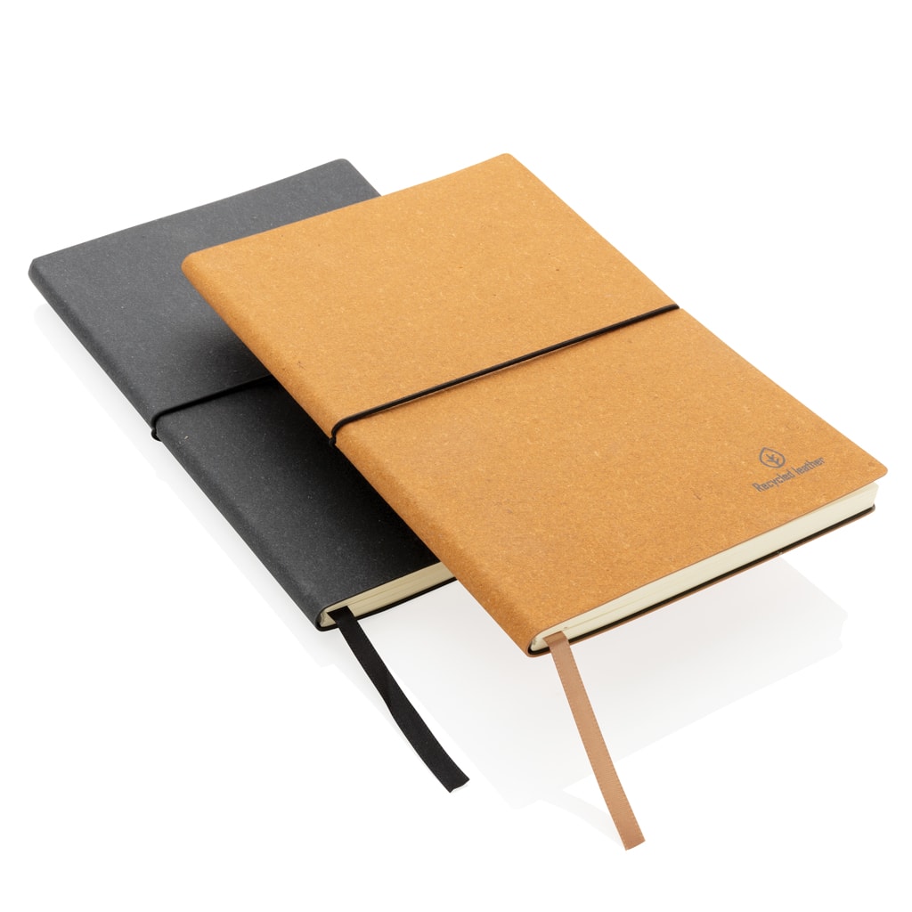 Eco Gifts A5 recycled leather notebook