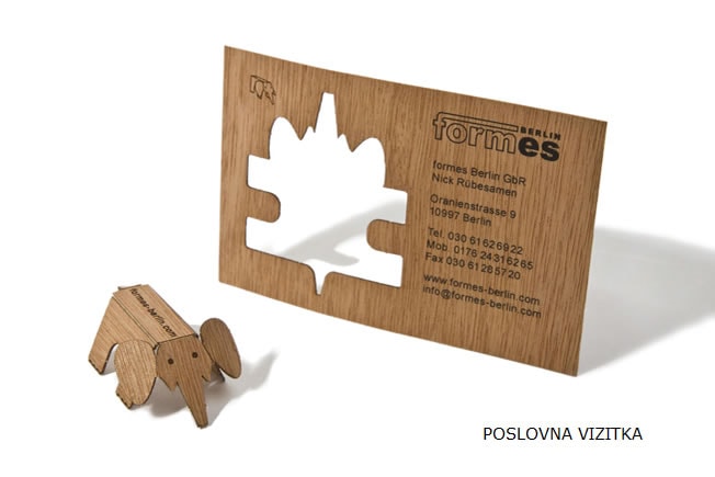Eco Gifts Wooden postcard