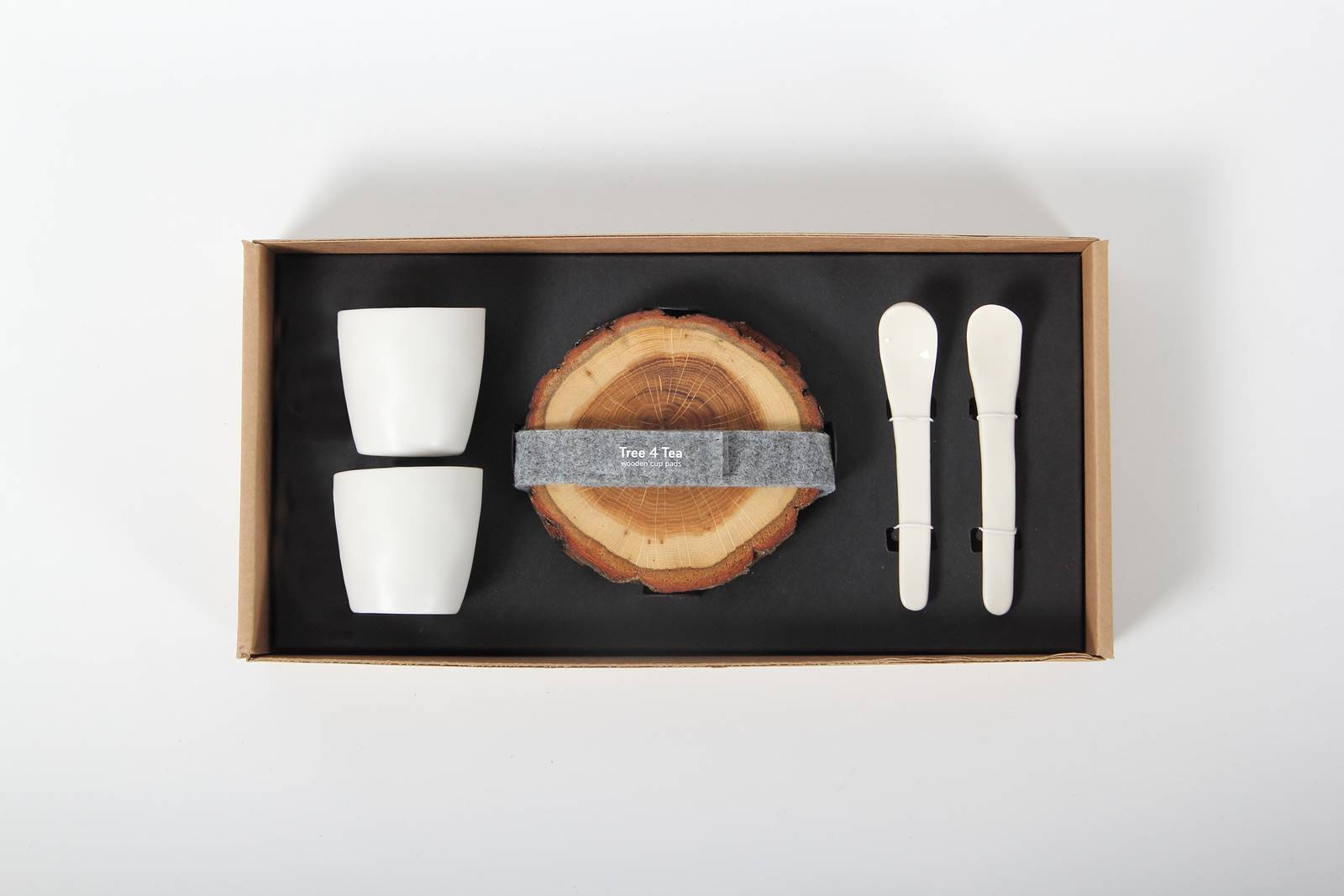 Eco Gifts Wooden coffee set