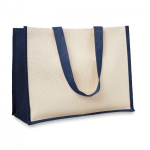 Canvas Jute and canvas shopping bag