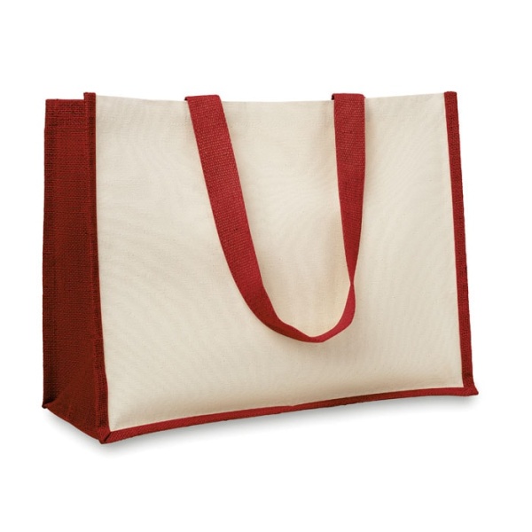 Canvas Canvas and jute beach bag Audrey