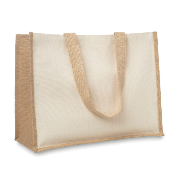 Canvas Canvas and jute beach bag Audrey