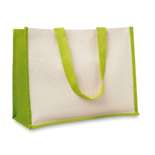 Canvas Canvas and jute beach bag Audrey