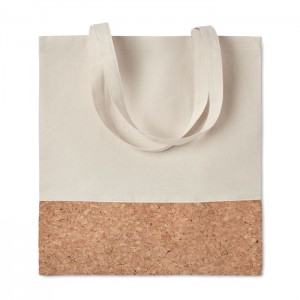 Cotton Shopping bag cork details