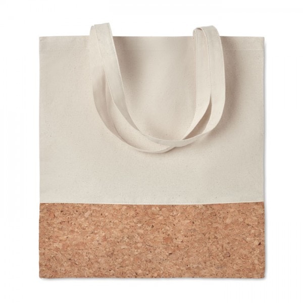 Cotton Shopping bag cork details