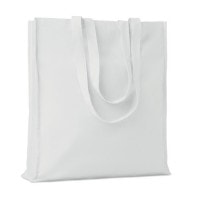 Cotton Cotton shopping bag w/ gusset