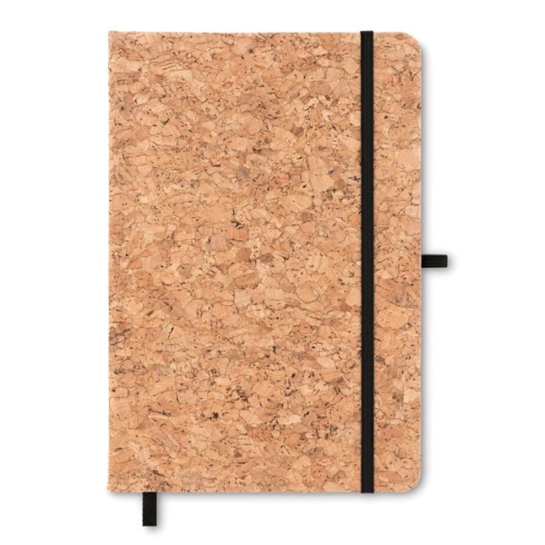 Eco Gifts A5 notebook with cork cover