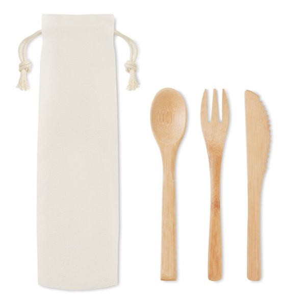 Eco Gifts Bamboo cutlery set