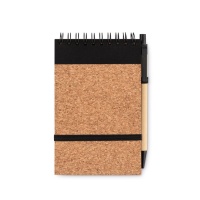 Eco Gifts A6 cork notebook with pen
