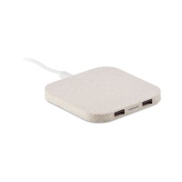 Eco Gifts Hub charger wheat straw/ABS