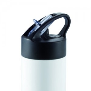 Drinkware H20 bottle with a straw – stainless steel