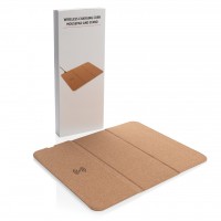 Christmas Offer 5W wireless charging cork mousepad and stand
