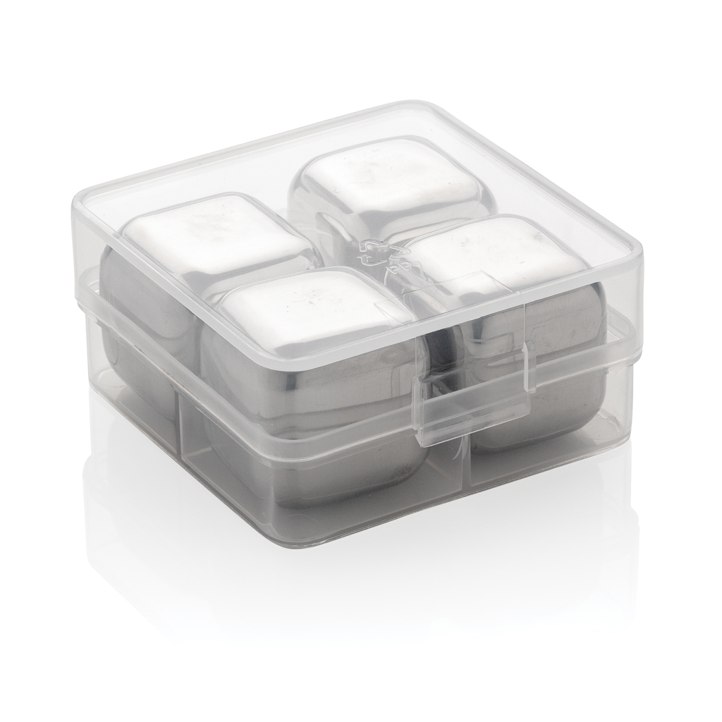 Home & Living & Outdoor Re-usable stainless steel ice cubes 4pc