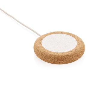 Eco Gifts Cork and Wheat 5W wireless charger