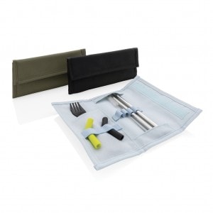 Home & Living & Outdoor Tierra 2pcs straw and cutlery set in pouch