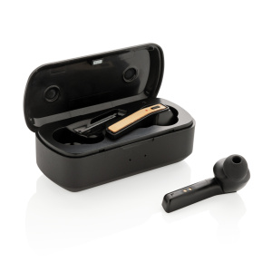 Christmas Offer Bamboo Free Flow TWS earbuds in case