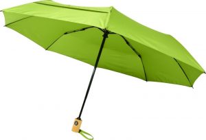 Eco Gifts Bo 21″ fold. auto open/close recycled PET umbrella