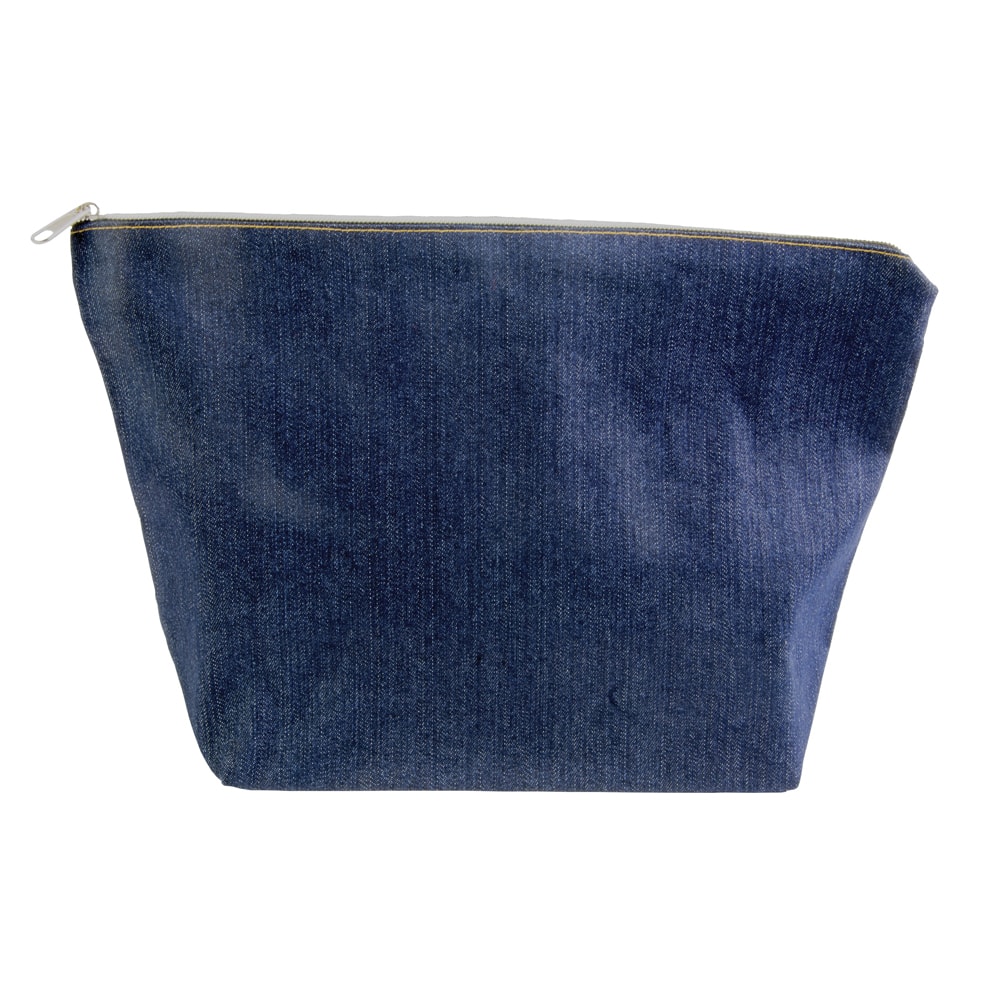 Eco Gifts Denim beauty case with zip