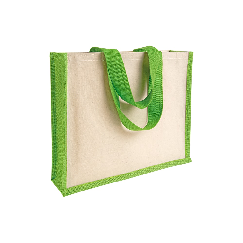 Eco Gifts Juta and canvas shopping bag 41x33x9cm